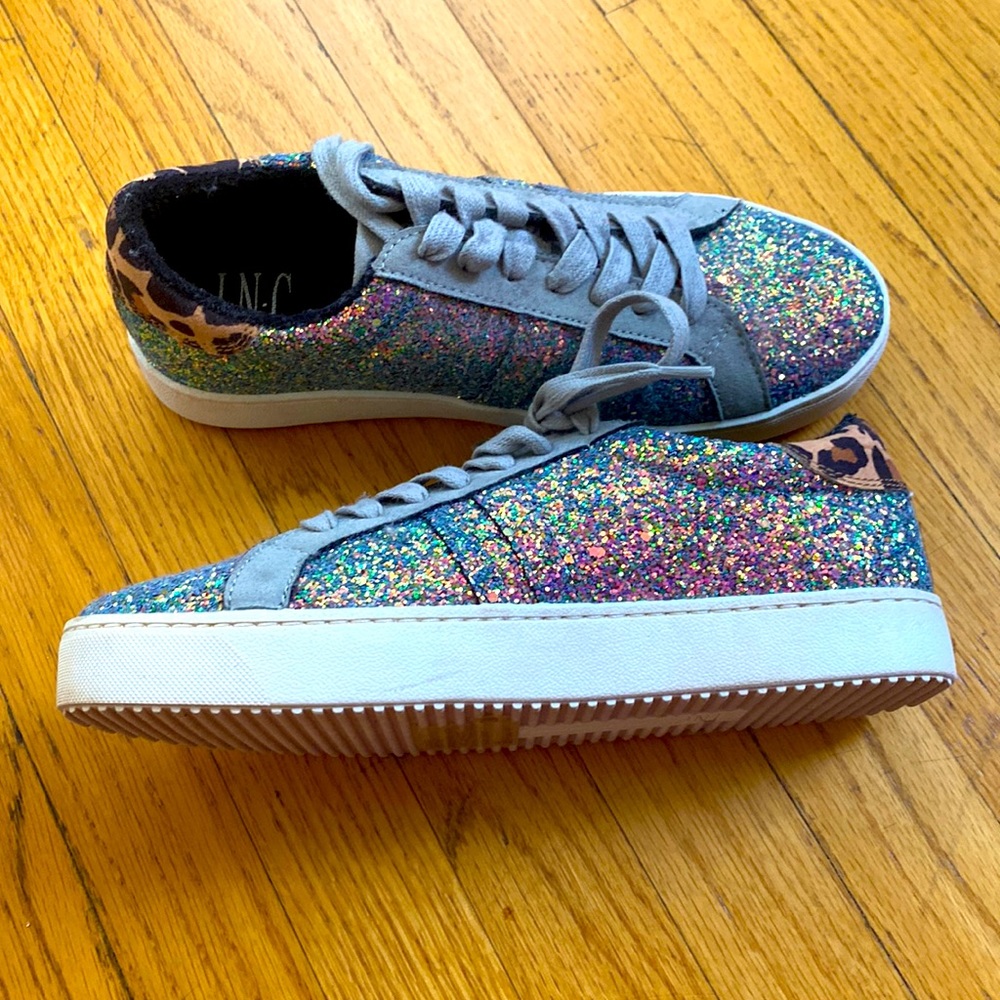 Inc sparkly womens sneakers